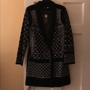Studded blazer dress